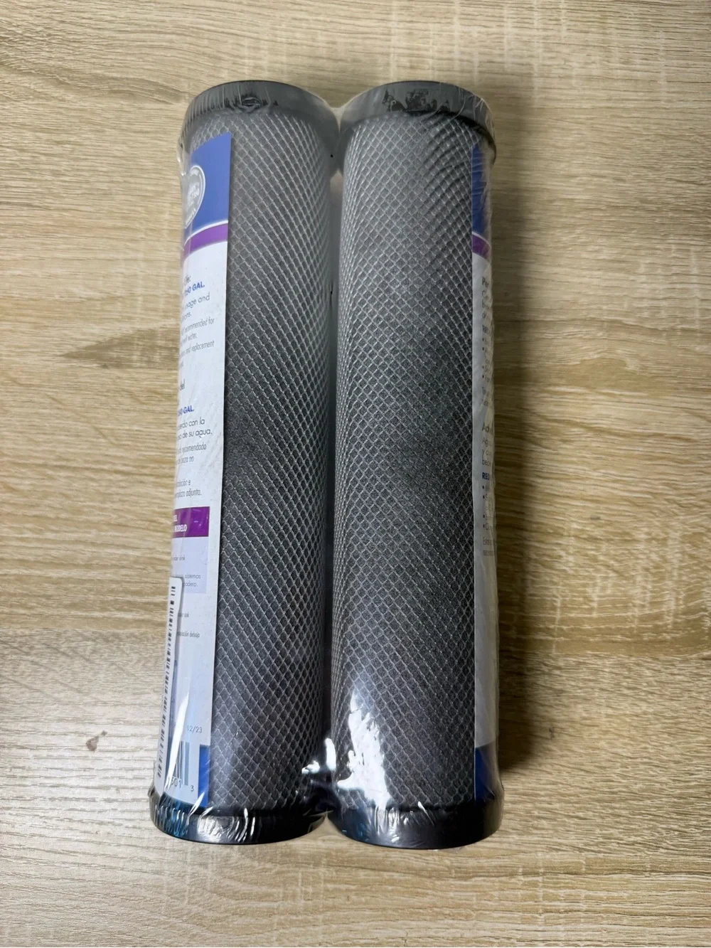 Under Sink Replacement Water Filter Cartridge - Blue (2 Pack)